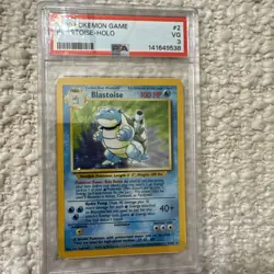 Pokemon 1999 Venusaur Holo Base Set #15 PSA 5 and 1999 Blastoise Holo Base PSA 3 - Image 3