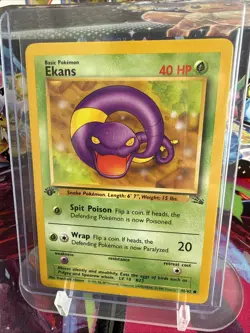 Pokemon TCG Ekans Fossil 46 1st Edition Common Never Played! Near Mint! - Image 1