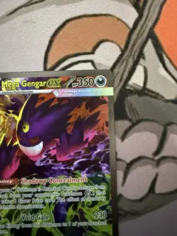 Mega Gengar ex 284/217 SIR Secret Pokemon Ascended Heroes FREE Priority Shipping - Image 2