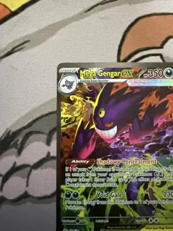 Mega Gengar ex 284/217 SIR Secret Pokemon Ascended Heroes FREE Priority Shipping - Image 3