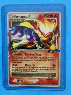 Infernape LV.X DP10 - Diamond & Pearl Promo Ultra Rare Holo Pokemon TCG LP - Image 1