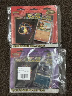 🔥 2x Pokemon TCG Mega Evolution Ascended Heroes Tech Sticker Collection - Image 1