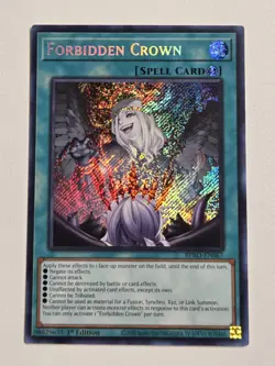 Forbidden Crown BPRO-EN067 Secret Rare 1st Edition Yugioh Burst Protocol Mint - Image 2