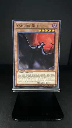 Yugioh Card Vampire Duke SHSP-EN082 Rare 1st Edition - Image 1