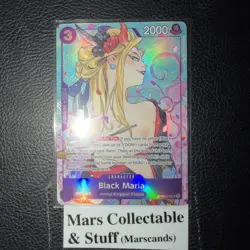 Black Maria OP08-074 Full Art Illustration Box Promo One Piece Card English - Image 1