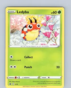 Pokemon TCG Ledyba 2022 Mcdonalds Promos 1/15 Regular Promo Card NM - Image 1