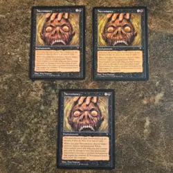Necromancy Visions x3 Black Enchantment MTG Cards Regular English - Image 1