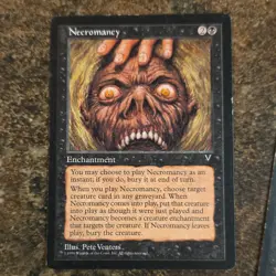 Necromancy Visions x3 Black Enchantment MTG Cards Regular English - Image 3