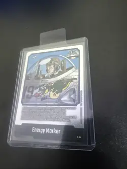 Son Goku E-54 Silver Energy Marker Dragon Ball Manga Booster Card Fusion World - Image 2