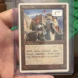Magic The Gathering Juggernaut Revised Edition Core Set German Rare - Image 1