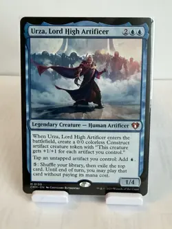 MTG Urza, Lord High Artificer Mythic Blue Commander Masters 130 - Image 1