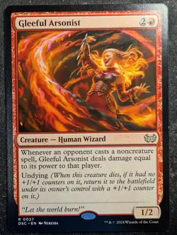 Gleeful Arsonist - Duskmourn Commander (MTG) - Image 1