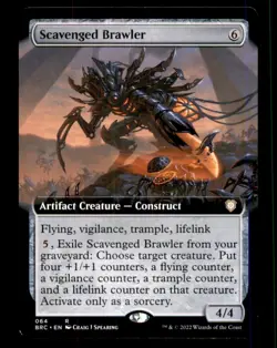 Scavenged Brawler LP Light Play Brother's War MTG [12213] - Image 1