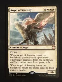 1x Angel of serenity (018) kaldheim commander LP MTG Magic the Gathering x1 MKE - Image 1