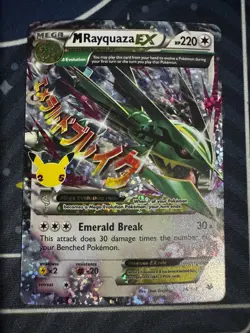 Pokemon M Rayquaza EX 76/108 Celebrations Full Art Holo Mega HP220 - Image 1