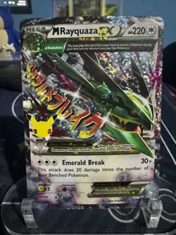 Pokemon M Rayquaza EX 76/108 Celebrations Full Art Holo Mega HP220 - Image 3