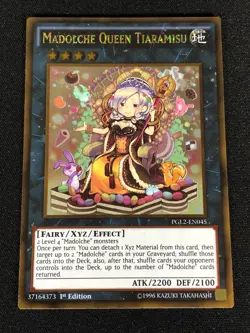 Yugioh Madolche Queen Tiramisu PGL2-EN045 1ST Gold (NM) - Image 1