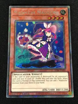 Yugioh Madolche Magileine RA04-EN185 1st Platinum Secret (NM) - Image 1