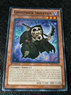 Ghostrick Skeleton - LVAL-EN024 - Common - 1st Edition - LP - YuGiOh! - Image 1