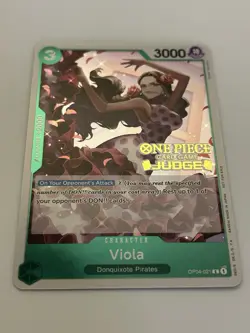 Viola (Judge Pack Vol. 4) OP04-021 One Piece Promotion Cards Foil - Image 1