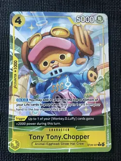 Tony Tony Chopper ST29-007 Parallel Starter Deck Promo One Piece Card English - Image 1