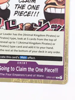 OP07-077 We're Going To Claim The One Piece!!! One Piece - Image 5
