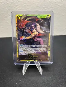 One Piece TCG OP14-120 The Azure Sea's Seven Foil Crocodile SEC - Image 1