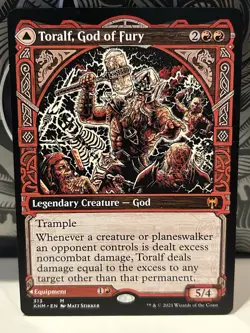 Toralf, God of Fury- SHOWCASE Kaldheim LP MTG KHM - Image 1