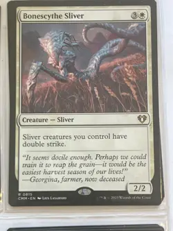DDcards 🇨🇦MTG Magic The Gathering Commander Masters Bonesythe Sliver - Image 1