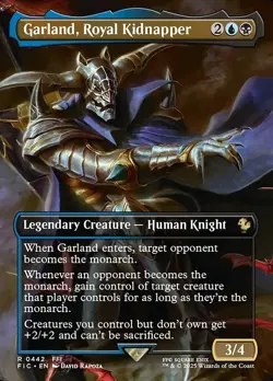 Garland, Royal Kidnapper X1 BORDERLESS FOIL-NM/M-Commander: Final Fantasy - Image 1