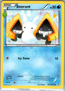 Snorunt RC7/RC32 Non Holo Generations: Radiant Collection - Pokemon Card - NM - Image 1