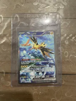 Pokemon TCG Scarlet & Violet 151 Zapdos ex 202/165 Special Illustration Rare SIR - Image 1