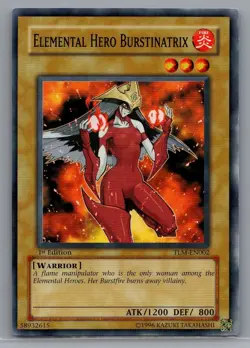 Yu-Gi-Oh! TCG Elemental Hero Burstinatrix TLM-EN002 1st Edition NM - Image 1