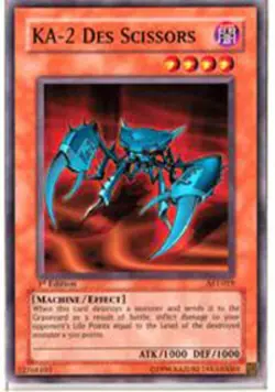 1x (EX) KA-2 Des Scissors - AST-019 - Common - Unlimited Edition YuGiOh - Image 1