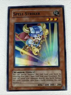 Spell Striker WC07-EN001 NM Limited Edition Super Rare Holo Yugioh - Image 1