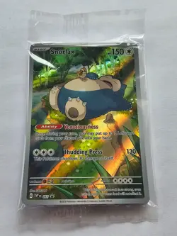 Snorlax 051 Sv: Scarlet & Violet Promo Cards Holo SEALED - Image 1