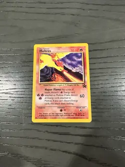 Pokemon TCG Moltres 21 Black Star Promo Card 2000 Movie Promo Nm - Image 2