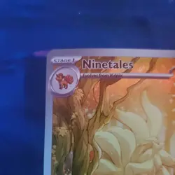 Pokemon TCG Obsidian Flames Ninetails Illustration Rare Holo Card 199/197 NM - Image 2