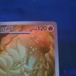 Pokemon TCG Obsidian Flames Ninetails Illustration Rare Holo Card 199/197 NM - Image 3
