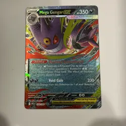 Mega Gengar ex 056/094 Me02: Phantasmal Flames Holo Pokemon Card - Image 1