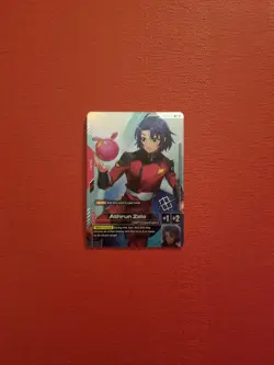 GUNDAM CARD GAME- ATHRUN ZALA - STORE TOURNAMENT WINNER FOIL CARD - Image 1