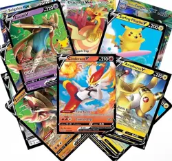 Bulk Pokemon Cards Lot 85 + 10 Holos - 5 BONUS EX/V Included! -NO Energy - Image 2