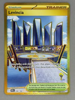 Levincia 244/182 Pokemon TCG Sv10: Destined Rivals Hyper Rare Card NM Condition - Image 3