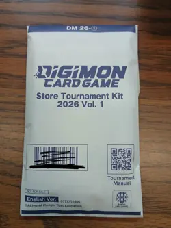 Digimon Card Game Store Tournament Kit 2026 Vol 1 English Sealed - Image 1