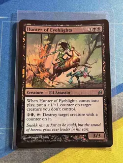 Magic the Gathering MTG Lorwyn HUNTER OF EYEBLIGHTS Foil - Image 1