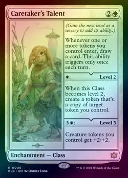 Caretaker's Talent (Foil) (BLB) Bloomburrow - NM - Image 1