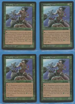 MTG: Stronghold: Tempting Licid: PLAYSET of 4 - Image 1