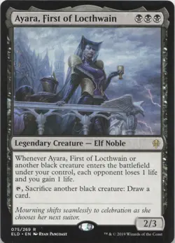 Ayara, First of Locthwain R Throne of Eldraine 75 - LP MTG - Image 1