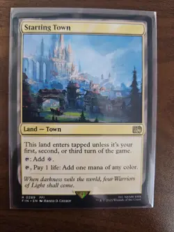 Starting Town R0289 Regular Final Fantasy Magic the Gathering NM - Image 1