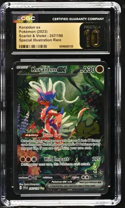 KORAIDON EX Scarlet & Violet Special Illustration #247 CGC Pristine 10 Pokemon - Image 1
